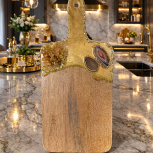 Golden Crystal Cutting Board