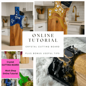 Resin Crystal Cutting Board Workshop