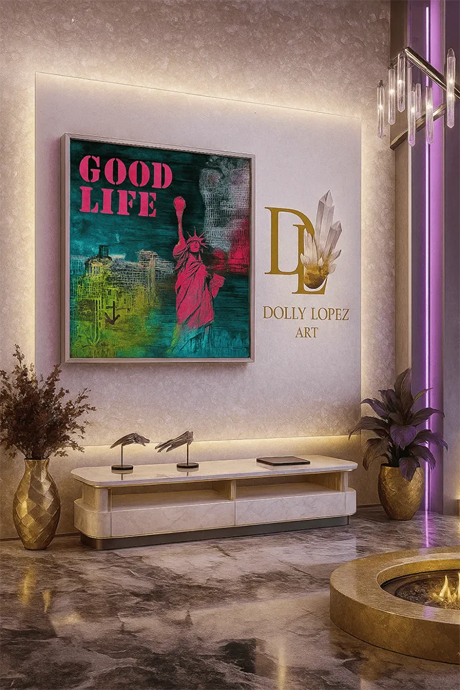 Dolly Lopez Art pop art resin wall