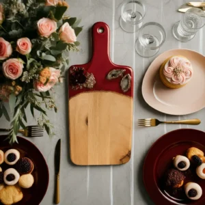 Red Wine Crystal  Cutting Board