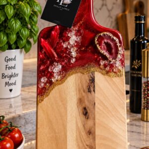Red Wine Real Quartz Crystal -Agate  Cutting Board